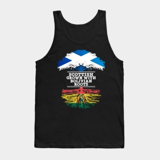 Scottish Grown With Bolivian Roots - Gift for Bolivian With Roots From Bolivia Tank Top